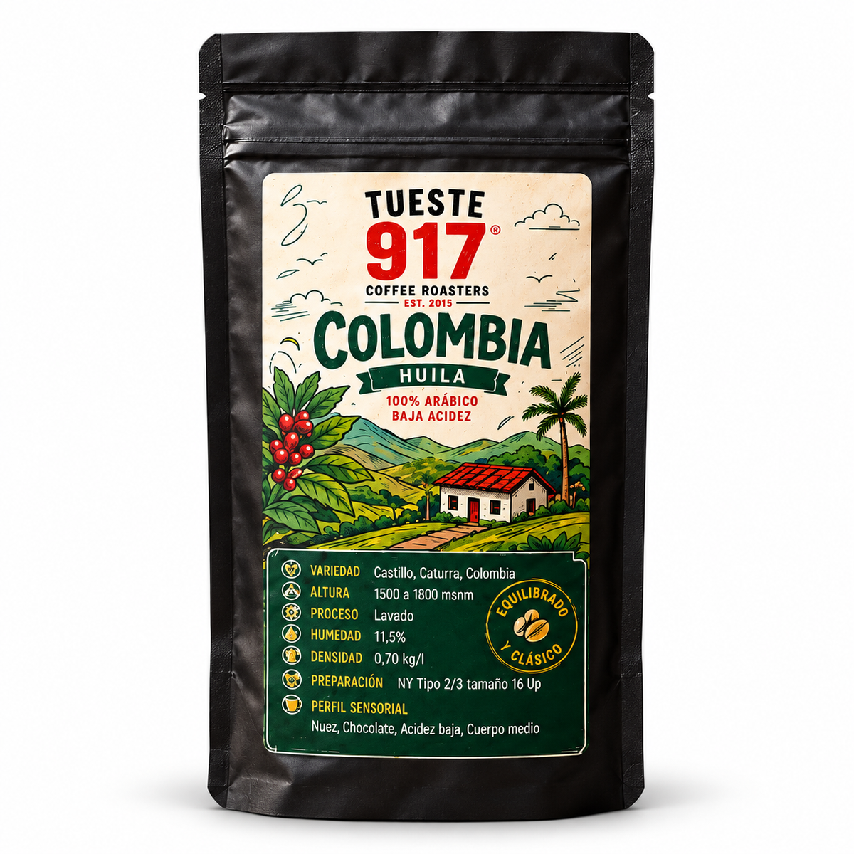Tueste 917 | Café Colombia Huila 1 kg